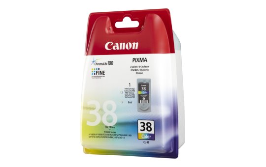 Canon PIXMA CL-38 - Ink Cartridge Original - cyan, magenta, Yellow - 9 ml 