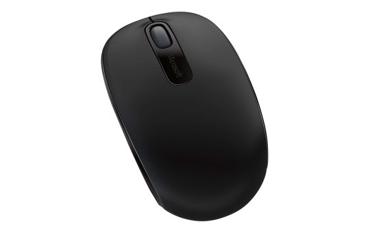 Microsoft Wireless Mobile Mouse 1850 - Maus - rechts- und linkshändig - optisch - 3 Tasten - kabellos - 2.4 GHz - kabelloser Empfänger (USB) 
