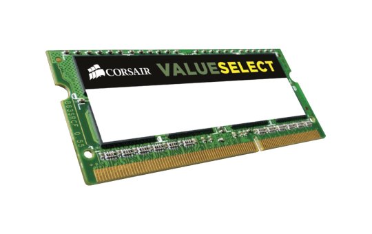 Corsair 4GB - DDR3L - 1600MHz - 4 GB - 1 x 4 GB - DDR3 - 1600 MHz - 204-pin SO-DIMM - Green 