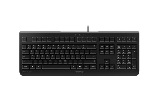 Cherry KC 1000 - Keyboard - Laser - 104 keys QWERTY - Black 