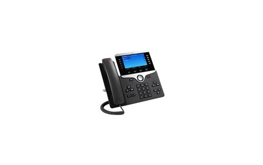 Cisco 8841 - IP Phone - Black - Silver - Wired handset - Desk/Wall - Digital - 12.7 cm (5") 