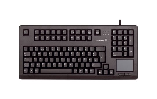 Cherry Advanced Performance Line TouchBoard G80-11900 - Keyboard - 1,000 dpi - 105 keys QWERTZ - Black 