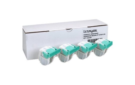 Lexmark Booklet Saddle Staple Cartridges - 20000 staples - Laser - Lexmark X945e Lexmark X940e Lexmark X940e Lexmark X950de Lexmark X950de Lexmark X952dte Lexmark... - 99.8 mm - 96.8 mm - 308.8 mm 