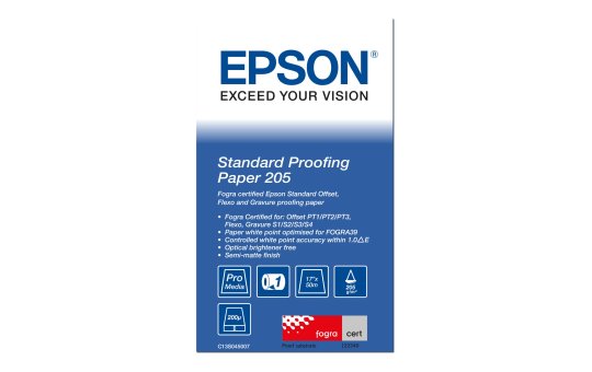 Epson Proofing Paper Standard - Rolle (43,2 cm x 50 m) 1 Rolle(n) Proofing-Papier 