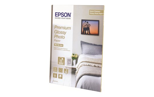 Epson Premium Glossy Photo Paper - Glänzend - 130 x 180 mm 