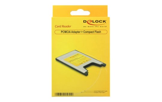 Delock PCMCIA Card Reader for Compact Flash cards 