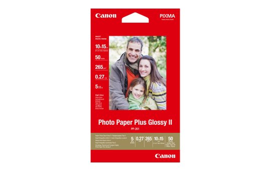Canon Photo Paper Plus Glossy II PP-201 A6 Photo Paper - 275 g/m² - 100x150 mm - 50 sheet 