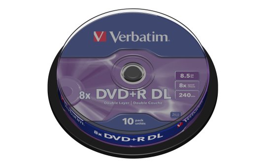 Verbatim 10 x DVD+R DL - 8.5 GB 8x 