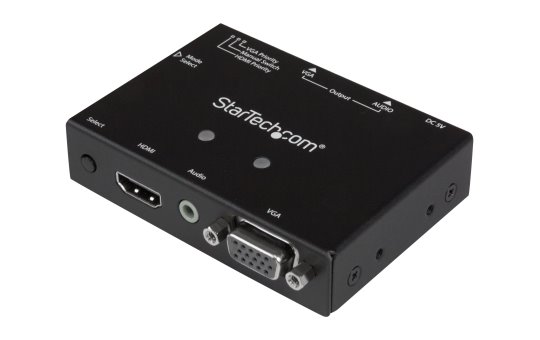StarTech.com 2 Port VGA + HMDI auf VGA Konverter Switch / Verteiler mit Vorrangsschaltung 