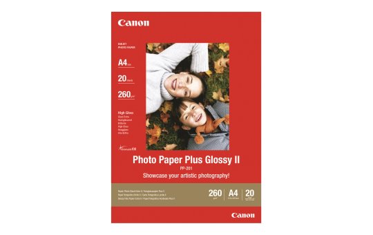 Canon Photo Paper Plus Glossy II PP-201 A3 Photo Paper - 260 g/m² - 130x180 mm - 20 sheet 