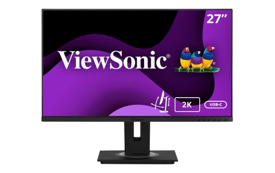 ViewSonic VG Series VG2755-2K - 68.6 cm (27") - 2560 x 1440 pixels - Wide Quad HD - 3D - 5 ms - Black 