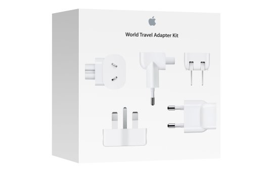 Apple World Travel Adapter Kit - Netzanschlussadapter-Kit - für MacBook; MacBook Air (Ende 2018, Mitte 2019) 