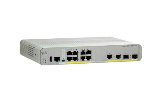 Cisco Catalyst 2960CX-8TC-L - Switch - managed - 8 x 10/100/1000 + 2 x SFP + 2 x 10/100/1000 (Uplink) 