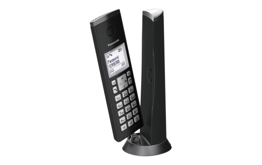 Panasonic KX-TGK220 - DECT telephone - Wireless handset - Speakerphone - 120 entries - Caller ID - Black 