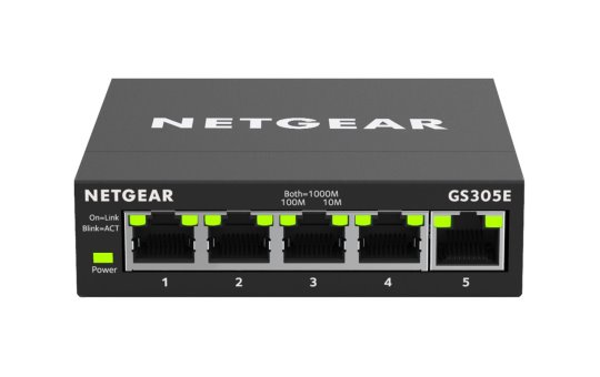 Netgear GS305E - Managed - Gigabit Ethernet (10/100/1000) 
