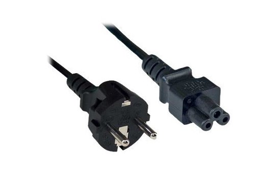 Kabel Netzanschlusskabel C5 schwarz 1,8m 