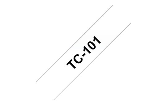 Brother Labelling Tape 12mm - Black on transparent - TC - Brother - PT2000 - PT3000 - PT500 - PT5000 - PT8E - 1.2 cm - 7.7 m 