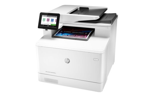 HP Color LaserJet Pro MFP M479fnw - Print - copy - scan - fax - email - Scan to email/PDF; 50-sheet uncurled ADF - Laser - Colour printing - 600 x 600 DPI - A4 - Direct printing - Grey - White 