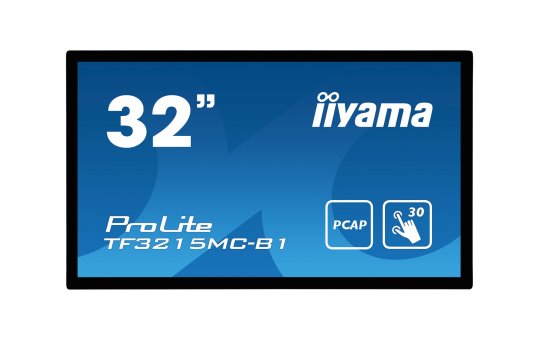 Iiyama ProLite TF3215MC-B1 - 81.3 cm (32") - 1920 x 1080 pixels - Full HD - LED - 8 ms - Black 