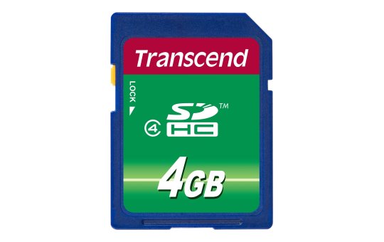 Transcend Flash-Speicherkarte - 4 GB - Class 4 