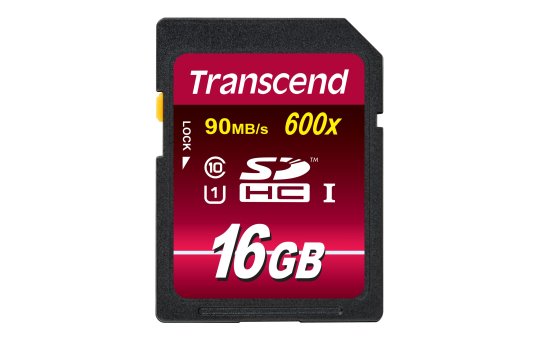 Transcend Flash-Speicherkarte - 16 GB - Class 10 