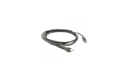 Zebra CBA-U01-S07ZAR - 2,1 m - USB A - USB 2.0 - Männlich/Männlich - Grau 