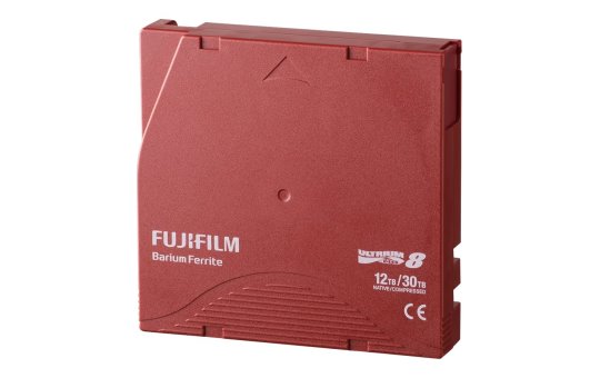 Fujifilm Cartridge Fuji LTO8 Ultrium 12TB/30TB - LTO - 12000 GB - 36000 GB - 360 MB/s - 750 MB/s - 10 - 45 °C 