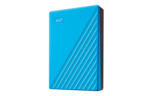 WD My Passport WDBPKJ0040BBL - Festplatte - verschlüsselt - 4 TB - extern (tragbar) 
