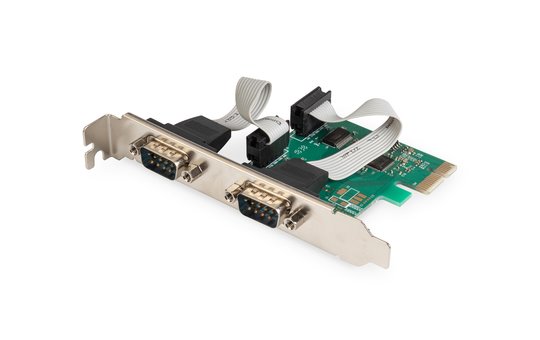 DIGITUS 2-Port Serial Interface Card, PCIe 