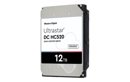 WD Ultrastar DC HC520 HUH721212ALN600 - Festplatte - 12 TB - intern - 3.5" (8.9 cm) 