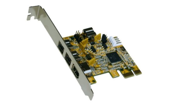 Exsys 4-port FireWire 1394B PCI-Express Card - PCIe - CE - FCC - RoHS - 0 - 55 °C - 5 - 95% - 65 mm - 67 mm 