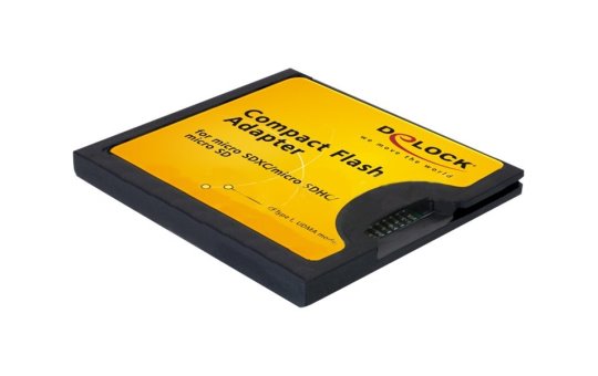 Delock Compact Flash Adapter - Kartenadapter (microSD, microSDHC, microSDXC) 