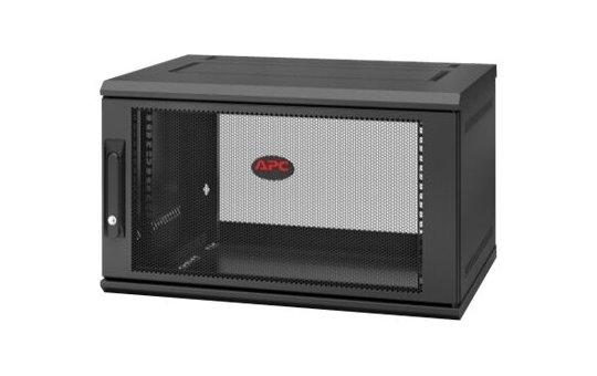 APC NetShelter WX AR106SH4 - Gehäuse - geeignet für Wandmontage - Schwarz - 6U - 48.3 cm (19") 