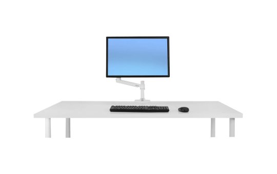 Ergotron LX Desk Monitor Arm - Befestigungskit (Gelenkarm, Spannbefestigung für Tisch, Stange, Erweiterungshalterung) 