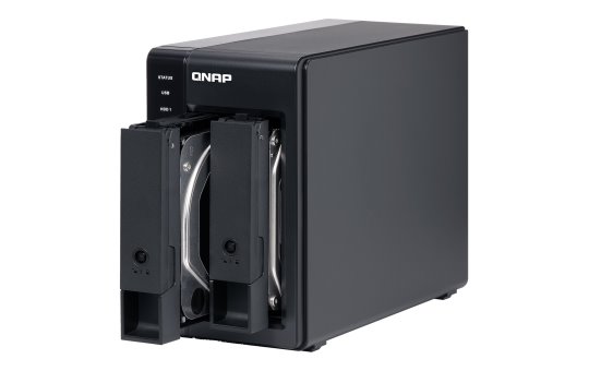 QNAP TR-002 - HDD/SSD enclosure - 2.5/3.5" - Serial ATA II - Serial ATA III - 6 Gbit/s - Hot-swap - Black 