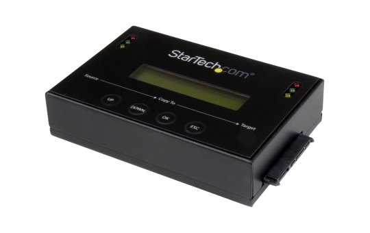 StarTech.com Standalone 2,5 / 3,5" SATA Festplatten Duplikator mit Multi HDD / SSD Image-Backup Bibliothek - HDD Duplizierer - 6 GB/s - Festplattenduplikator - 2 Schächte (SATA-600) 