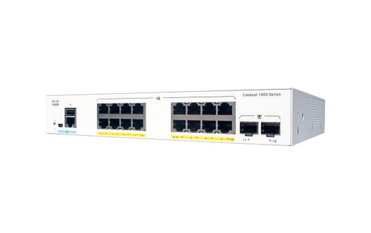 Cisco Catalyst 1000-16FP-2G-L - Switch - managed - 16 x 10/100/1000 (PoE+) 