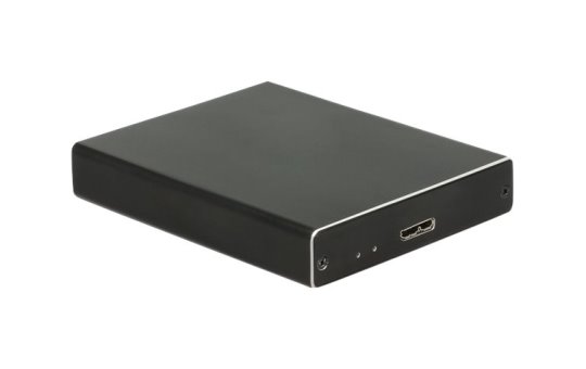 Delock 42588 - SSD enclosure - M.2 - USB connectivity - Black 