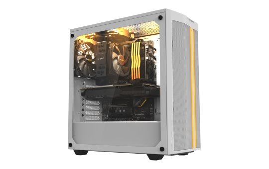 Be Quiet! Pure Base 500DX White - Midi Tower - PC - White - ATX - micro ATX - Mini-ATX - Acrylonitrile butadiene styrene (ABS) - Steel - Tempered glass - Blue - Green - Red 