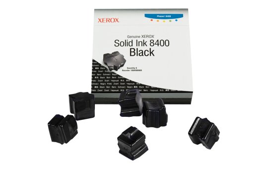 Xerox Black Ink (6 Per Box) 8400 - 6 pc(s) - Black - 6800 pages - Black - Phaser 8400 - United States 