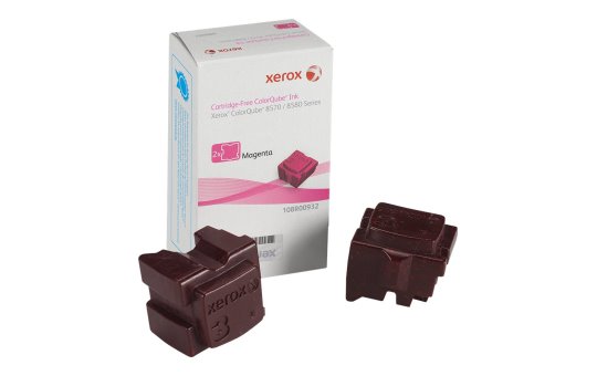 Xerox Genuine ColorQube 8570 / 8580 Magenta Solid Ink () - 108R00932 - 2 pc(s) - Magenta - 4400 pages - 8570_ADN - 8570_ADT - 8570_AN - 8580_ADN - 8580_AN - United States - 120 g 