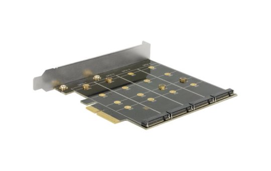 Delock 89888 - PCIe - SATA - 1 x PCI Express x4 - 4 x 67 pin M.2 key B - China - Marvell 88SE9230 - 6 Gbit/s 