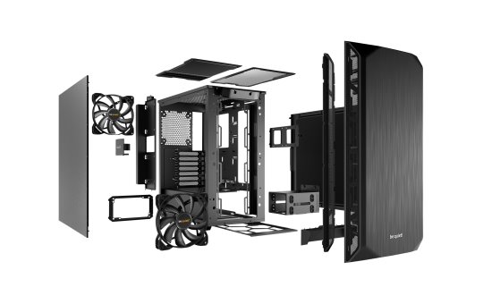 Be Quiet! Pure Base 500 Black - Midi Tower - PC - Black - ATX - Mini-ATX - Mini-ITX - ABS synthetics - Steel - 19 cm 