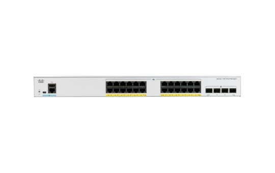 Cisco Catalyst 1000-24P-4G-L - Switch - managed - 24 x 10/100/1000 (PoE+) 