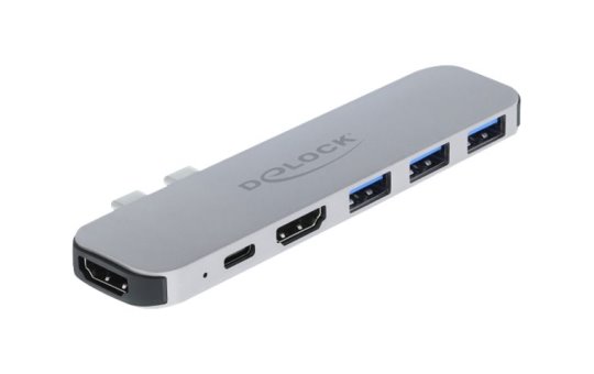 Delock Dockingstation - USB-C - HDMI - für Apple MacBook Pro (Anfang 2020, Ende 2016, Mitte 2017, Mitte 2018, Mitte 2019) 