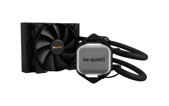 Be Quiet! Pure Loop 120mm All In One CPU Water Cooling - 1 X 120mm PWM Fan - For Intel Socket: 1200 / 2066 / 115X / 2011(-3) square ILM; For AMD Socket: AMD: AM4 / AM3(+) - All-in-one liquid cooler - 12 cm - Black 
