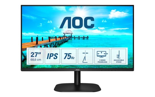 AOC 27B2DA - LED-Monitor - 68.6 cm (27") - 1920 x 1080 Full HD (1080p) 