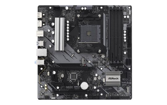 ASRock B550M Phantom Gaming 4 - Motherboard - micro ATX - Socket AM4 - AMD B550 Chipsatz - USB 3.2 Gen 1 - Gigabit LAN - Onboard-Grafik (CPU erforderlich) 
