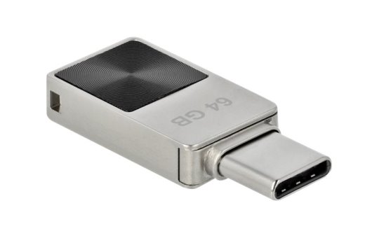 Delock 54084 - 64 GB - USB Type-C - 3.2 Gen 1 (3.1 Gen 1) - 90 MB/s - Capless - Silver 
