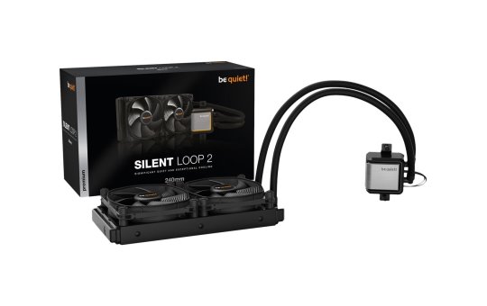 Be Quiet! Silent Loop 2 240mm - Prozessor-Flüssigkeitskühlsystem - (für: LGA1155, AM3+, LGA1150, LGA1151, LGA2011-3 (Square ILM) 